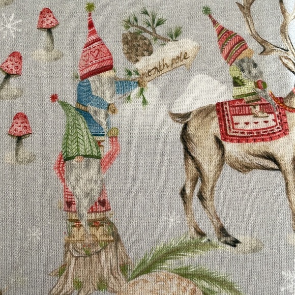 Pottery Barn Kids Snow Day Gnomes Pajamas Size 12, NWOT - Picture 12 of 12